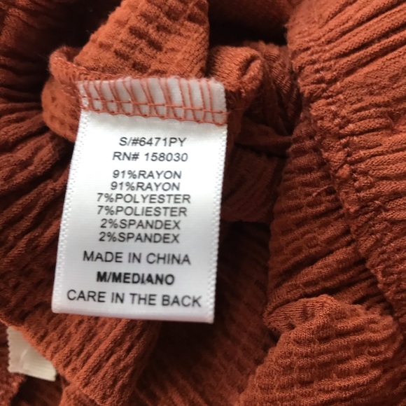 Cropped Gauzy Paperbag Wide Leg Hi Rise Pants - Picture 10 of 11